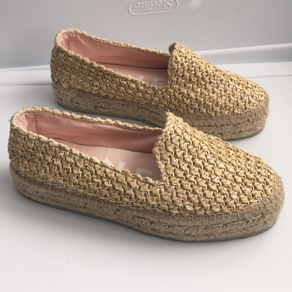Manebi espadrilles platform slip ons loafers